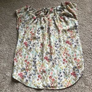 Floral LC Lauren Conrad Top XS